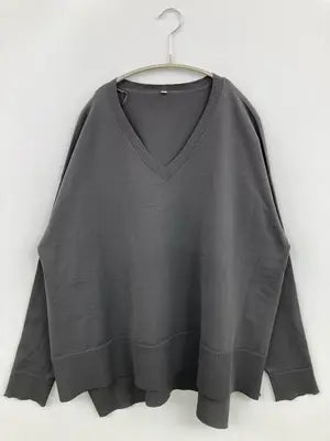 ニット/セーター/トップス/グレー/L