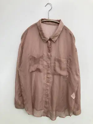 Feroux/フェルゥ/シャツ/ブラウス/トップス/ブラウン/2  B81～85 T158～164