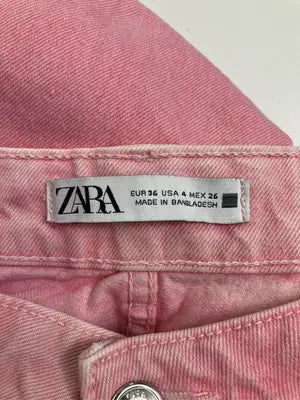 ZARA/ザラ/デニムパンツ/パンツ/ピンク/USA 4