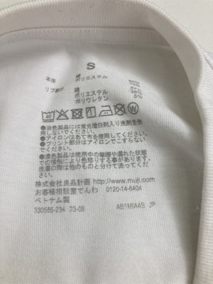 無印良品/ムジルシリョウヒン/Tシャツ/カットソー/トップス/ホワイト/S