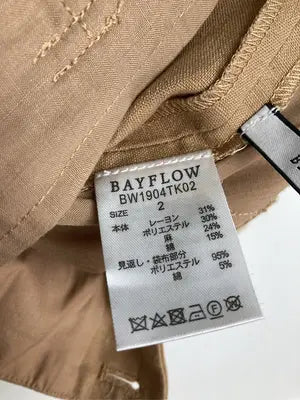 BAYFLOW/ベイフロー/その他パンツ/パンツ/ベージュ/2