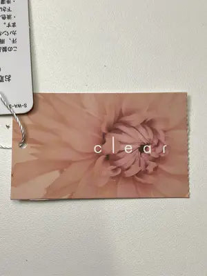 clear/クリア/ロングスカート/スカート/ブラック/S