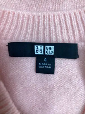 UNIQLO/ユニクロ/ニット/セーター/トップス/ピンク/S