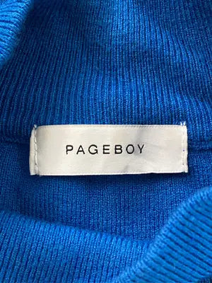 PAGEBOY/ページボーイ/ニット/セーター/トップス/ブルー/F