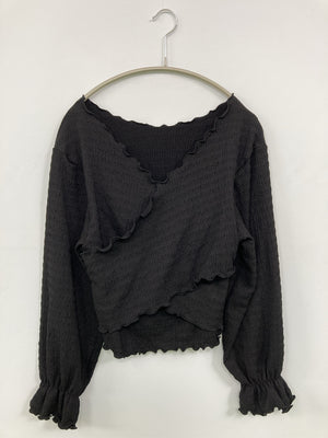 mily bilet/シャツ/ブラウス/トップス/ブラック/L