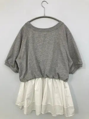 LAKOLE/ラコレ/Tシャツ/カットソー/トップス/グレー/F