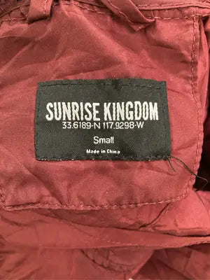 SUNRISE KINGDOM/ナイロンジャケット/ジャケット/アウター/レッド/Small