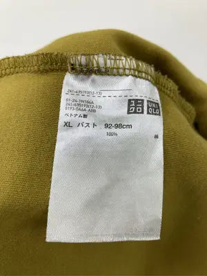 UNIQLO U/ユニクロユー/Tシャツ/カットソー/トップス/イエロー/XL