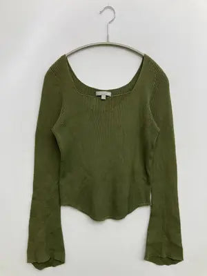 UNIQLO/ユニクロ/ニット/セーター/トップス/グリーン/L