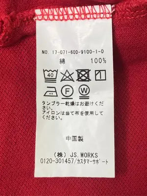 JOURNAL STANDARD/ジャーナルスタンダード/ポロシャツ/トップス/レッド/M