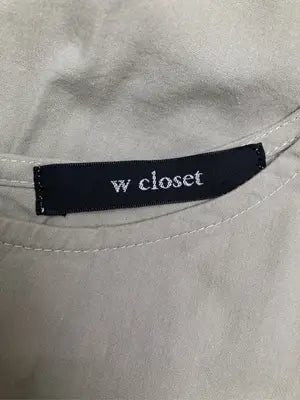 w closet/ダブルクローゼット/ワンピース/ワンピース/ドレス/カーキ/F