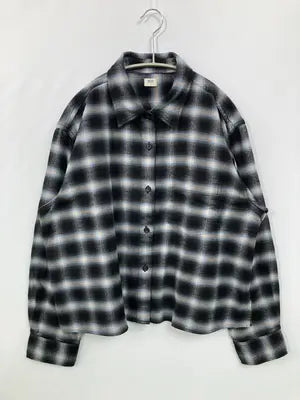 UNIQLO/ユニクロ/シャツ/ブラウス/トップス/ブラック/L