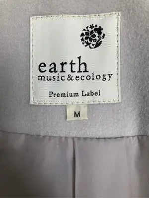 earth music&ecology/アースミュージックアンドエコロジー/ノーカラーコート/ジャケット/アウター/グレー/M