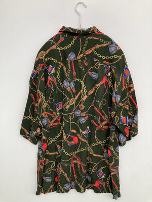 RAGEBLUE/レイジブルー/シャツ/ブラウス/トップス/グリーン/M