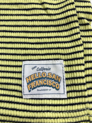 HELLO, SAN FRANCISCO/ハローサンフランシスコ/ニット/セーター/トップス/イエロー/ONE