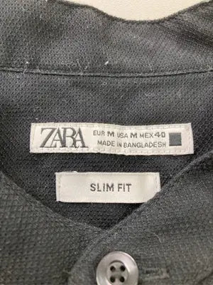 ZARA/ザラ/シャツ/ブラウス/トップス/ブラック/EUR M