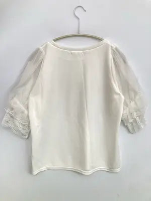 RIVIETTA/Tシャツ/カットソー/トップス/ホワイト/L   バスト86～94   身長154～162