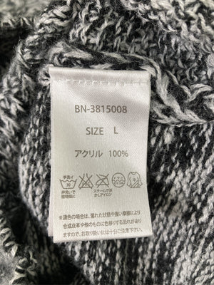 BACK NUMBER/バックナンバー/ニット/セーター/トップス/グレー/L
