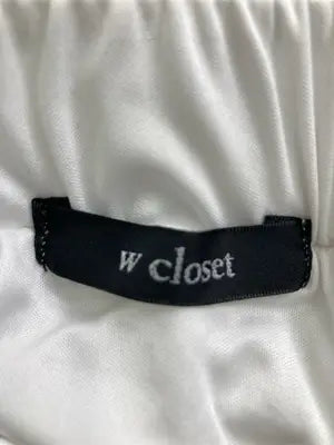 w closet/ダブルクローゼット/ロングスカート/スカート/ホワイト