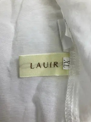 LAUIR/ラウアー/シャツ/ブラウス/トップス/ホワイト/XL