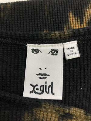 X-GIRL/エックスガール/Tシャツ/カットソー/トップス/ブラック/M