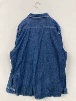 Nylaus Jeans/シャツ/ブラウス/トップス/ブルー/3L