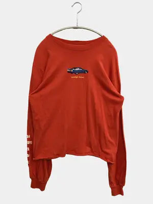 MOUSSY/マウジー/Tシャツ/カットソー/トップス/オレンジ/F