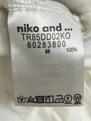 niko and .../ニコアンド/Tシャツ/カットソー/トップス/ホワイト
