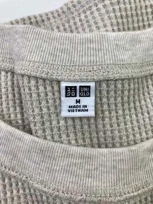 UNIQLO/ユニクロ/Tシャツ/カットソー/トップス/ベージュ/M