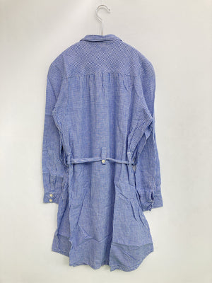 VertDense/シャツワンピース/ワンピース/ドレス/ブルー/2