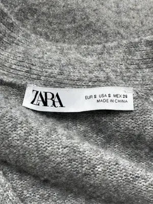 ZARA/ザラ/カーディガン/ボレロ/トップス/グレー/S