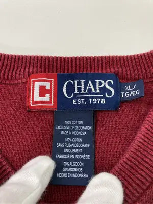 CHAPS/チャップス/ベスト/トップス/レッド/XL