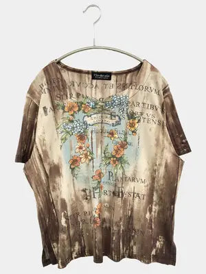 Cin der clla/Tシャツ/カットソー/トップス/ブラウン/サイズフリー