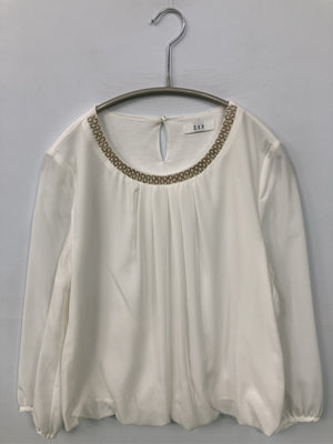 a.v.v/アーヴェヴェ/シャツ/ブラウス/トップス/ホワイト/M