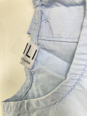 YILI/イーリー/シャツ/ブラウス/トップス/スカイブルー