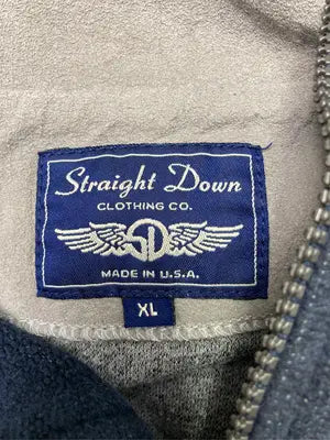 STRAIGHT DOWN/スウェット/トップス/ブラック/XL