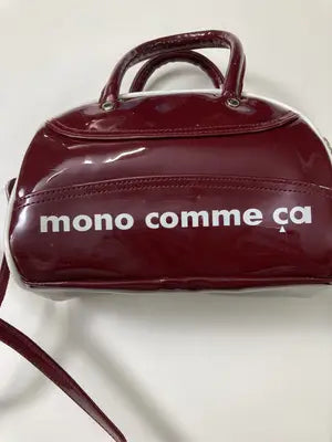 MONO COMME CA/モノコムサ/ショルダーバッグ/バッグ/レッド