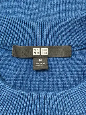 UNIQLO/ユニクロ/ニット/セーター/トップス/ネイビー/M