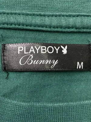 PLAYBOY Bunny/Tシャツ/カットソー/トップス/グリーン/M