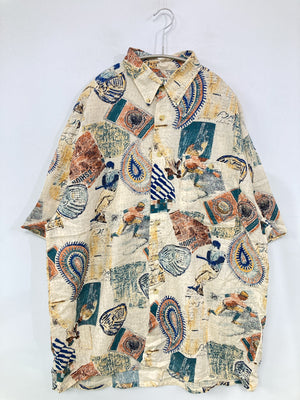 GOLFERS CLUB/シャツ/ブラウス/トップス/ベージュ/L