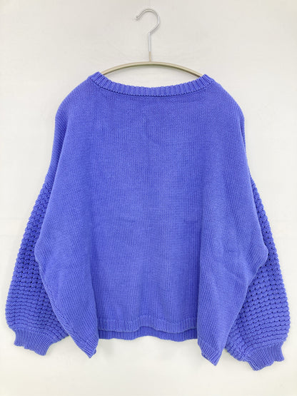 AZUL by MOUSSY/アズールバイマウジー/ニット/セーター/トップス/パープル/FREE
