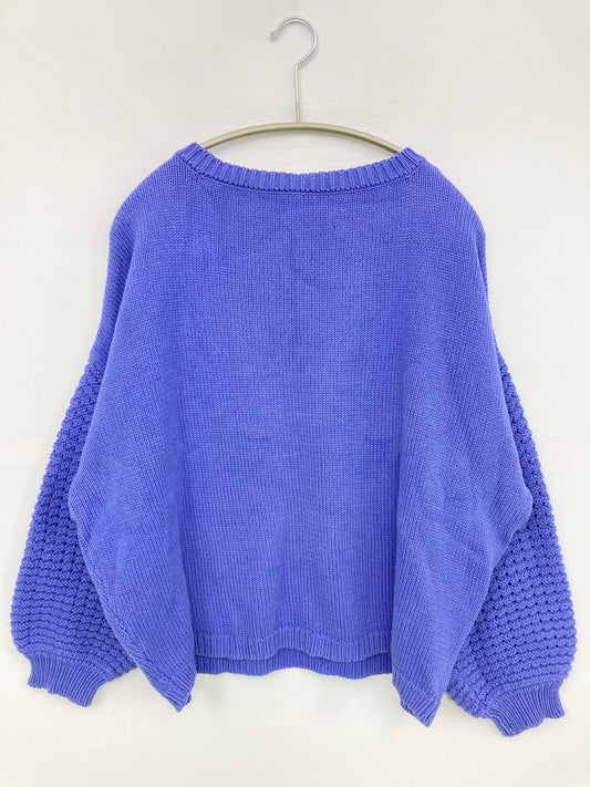 AZUL by MOUSSY/アズールバイマウジー/ニット/セーター/トップス/パープル/FREE