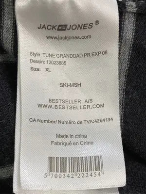Jack&Jones/カーディガン/ボレロ/トップス/グレー/XL