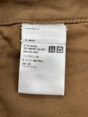 UNIQLO/ユニクロ/その他パンツ/パンツ/ブラウン/S