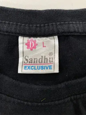 Sandhu/Tシャツ/カットソー/トップス/ブラック/L