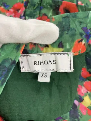 RIHOAS/ロングスカート/スカート/グリーン/XS