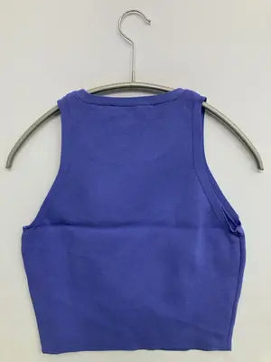 ZARA/ザラ/タンクトップ/トップス/ブルー/EUR S/USA S/MEX 26