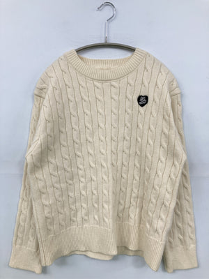 Alicedudu/ニット/セーター/トップス/アイボリー/L