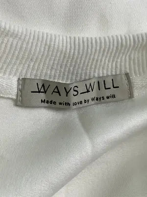 WAYS WILL/スウェット/トップス/ホワイト/F