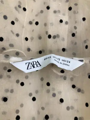 ZARA/ザラ/シャツ/ブラウス/トップス/ベージュ/XS